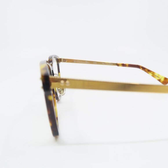 Dior Exquise04 086 Havana and Gold New Square Eyeglasses Frames. - Picture 6 of 10